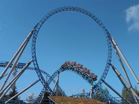 blue fire Megacoaster