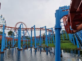 Flying and Floating Over the Clouds and Water